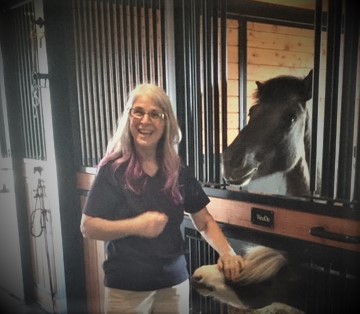 Donna with Two Horses 